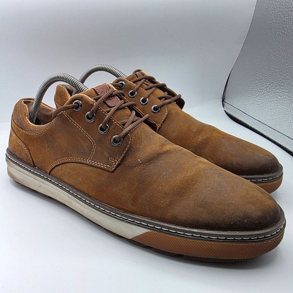 Johnston and Murphy McGuffey Mens Size 9 M Brown Plain Toe Shoes Walking Casual